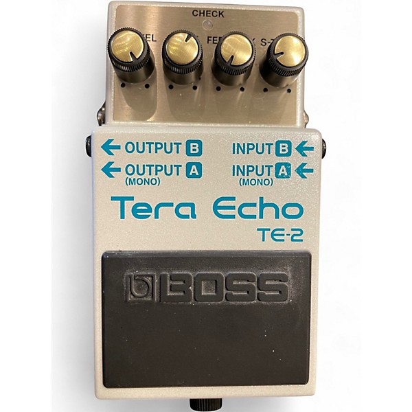 Used BOSS TE2 Tera Echo Effect Pedal