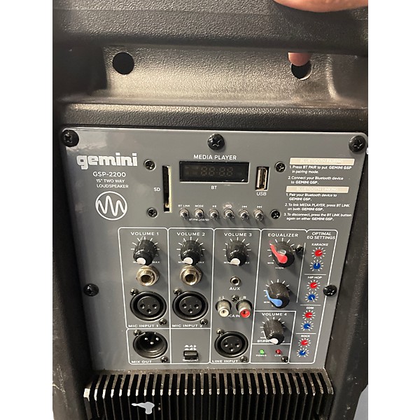Used Gemini GSP-2200 Powered Speaker