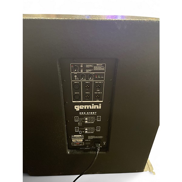 Used Gemini ZRX-S18BT Powered Subwoofer