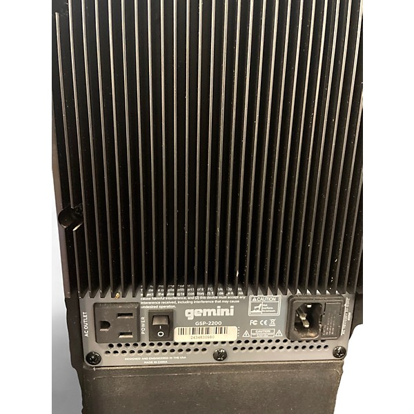 Used Gemini GSP-2200 Powered Speaker