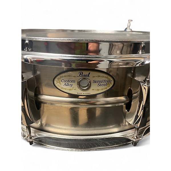 Used Pearl 14X5.5 Sensitone Snare Steel Drum