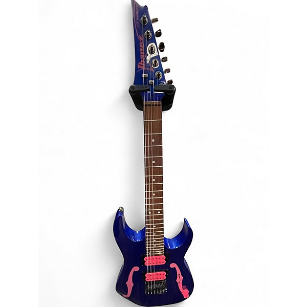 Used Ibanez PGMM11-JB Paul Gilbert Signature miKro Blue Solid Body Electric Guitar