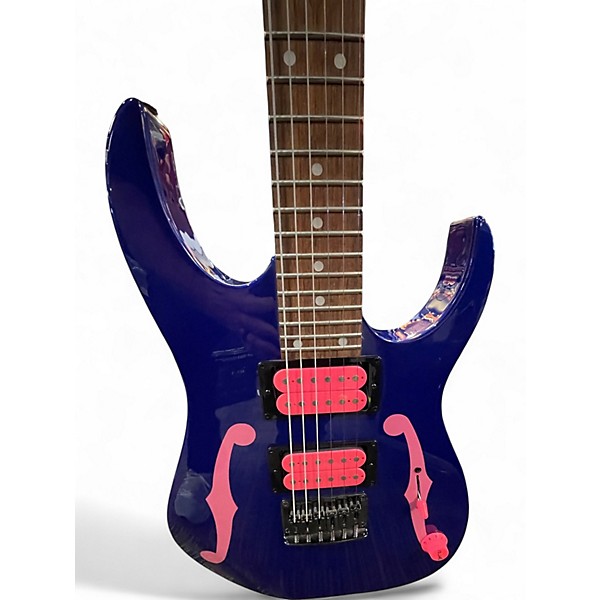 Used Ibanez PGMM11-JB Paul Gilbert Signature miKro Blue Solid Body Electric Guitar