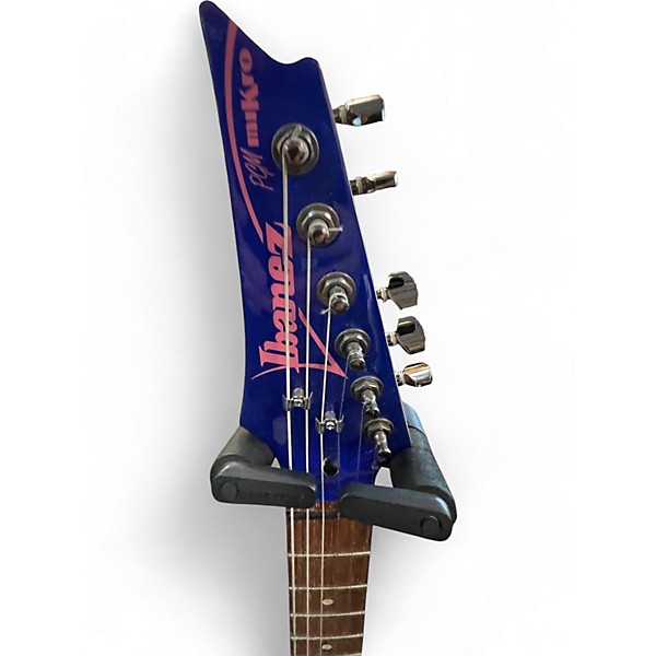 Used Ibanez PGMM11-JB Paul Gilbert Signature miKro Blue Solid Body Electric Guitar