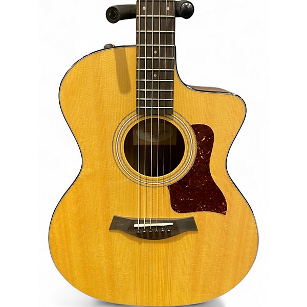 Used Taylor 214CE PLUS Natural Acoustic Electric Guitar
