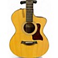 Used Taylor 214CE PLUS Natural Acoustic Electric Guitar
