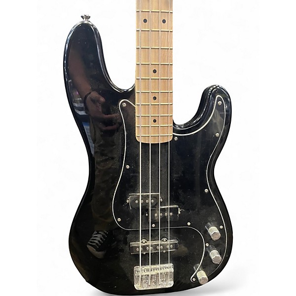 Used Squier Affinity Precision Bass PJ Black Electric Bass Guitar