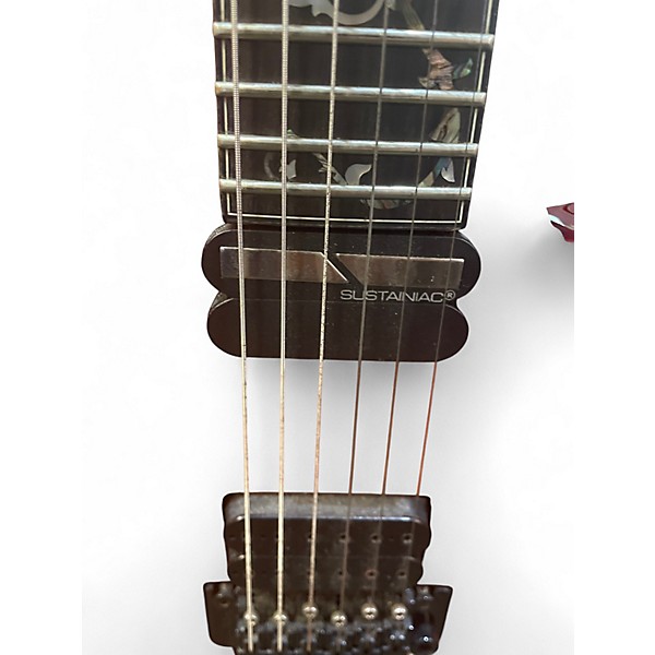 Used Schecter Guitar Research Nikki Stringfield A-6 FR S Sustainiac MAIDEN PINK Solid Body Electric Guitar