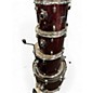 Used Ludwig 4 Piece accent cs combo red Drum Kit thumbnail