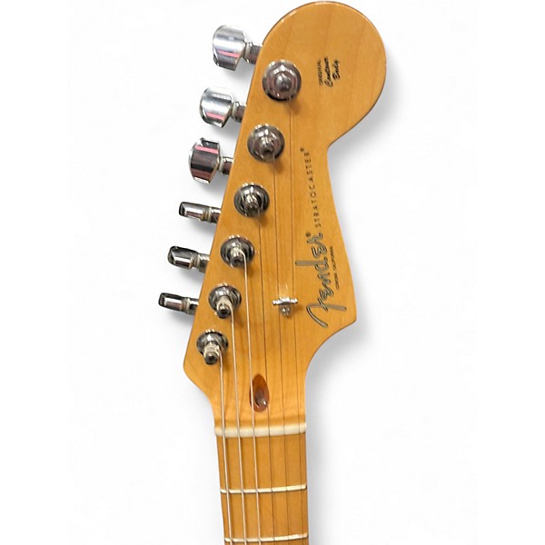 Used Fender American Professional Stratocaster HSS Shawbucker Olympic White Solid Body Electric Guitar
