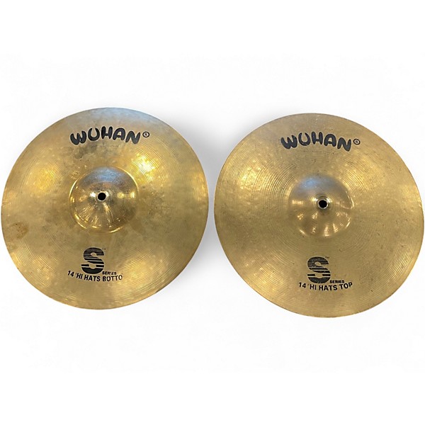 Used Wuhan 14in S Series Hi Hat Pair Cymbal