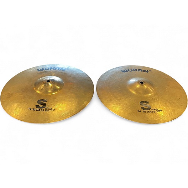 Used Wuhan 14in S Series Hi Hat Pair Cymbal