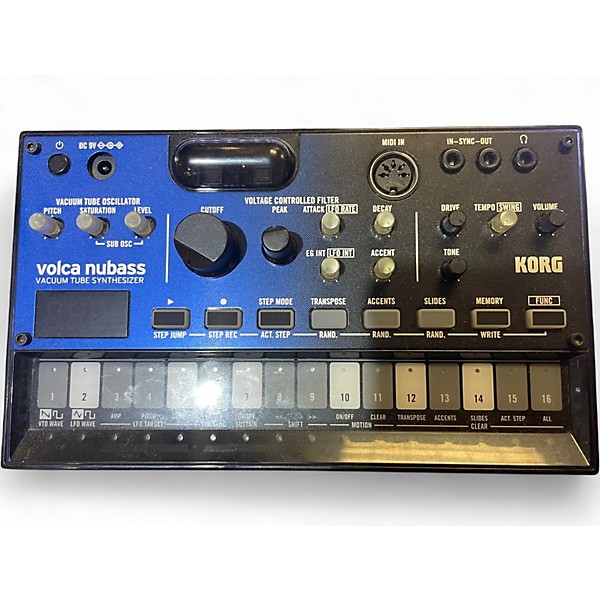 Used KORG VOLCA NUBASS Synthesizer