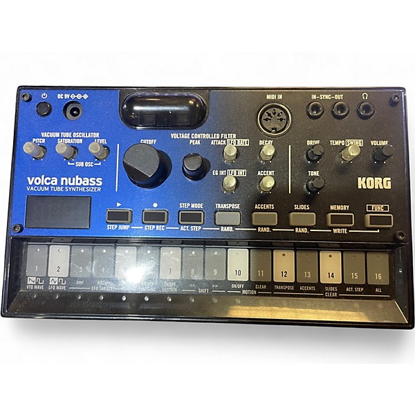 Used KORG VOLCA NUBASS Synthesizer