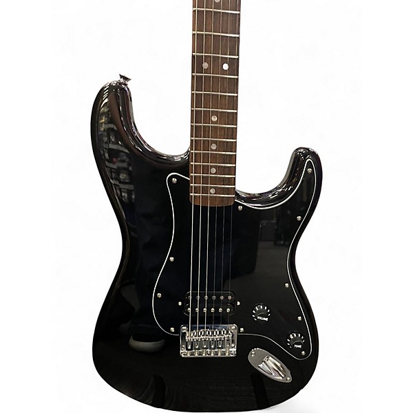 Used Squier Affinity Stratocaster H HT Black Solid Body Electric Guitar