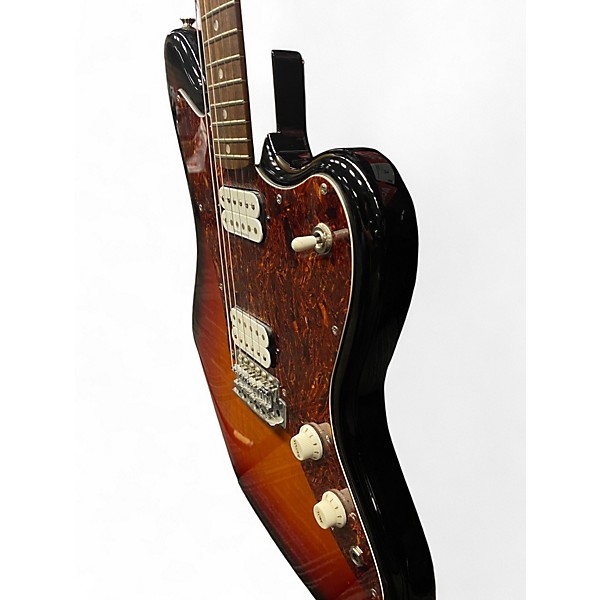 Used Squier JAGMASTER 3 Tone Sunburst Solid Body Electric Guitar