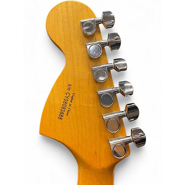 Used Squier JAGMASTER 3 Tone Sunburst Solid Body Electric Guitar