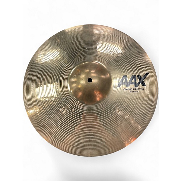Used SABIAN 16in AAX CONCEPT CRASH CC4 Cymbal