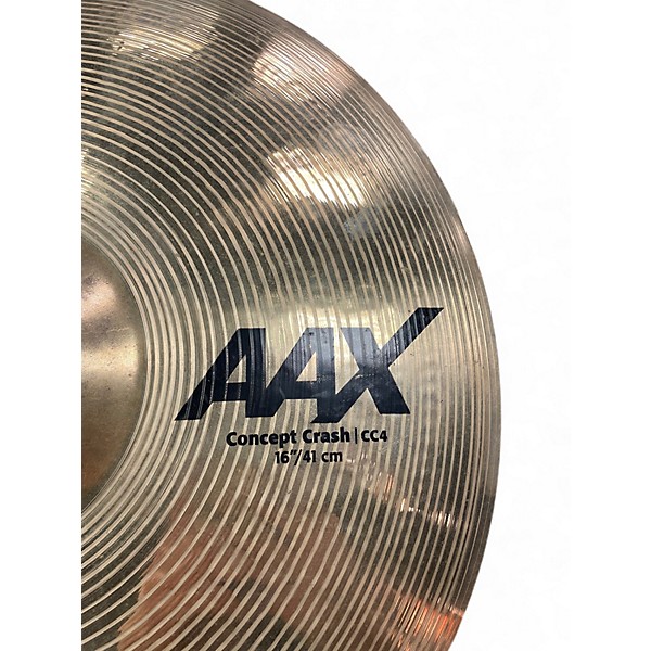 Used SABIAN 16in AAX CONCEPT CRASH CC4 Cymbal