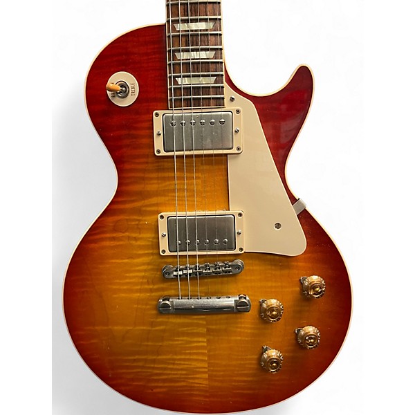 Used Gibson LES PAUL CS9 Cherry Sunburst Solid Body Electric Guitar
