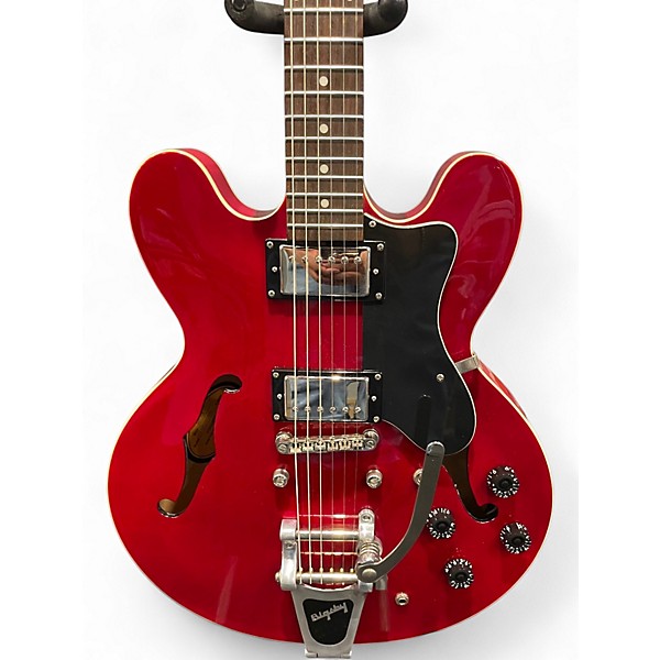 Used Epiphone Dot Cherry Hollow Body Electric Guitar