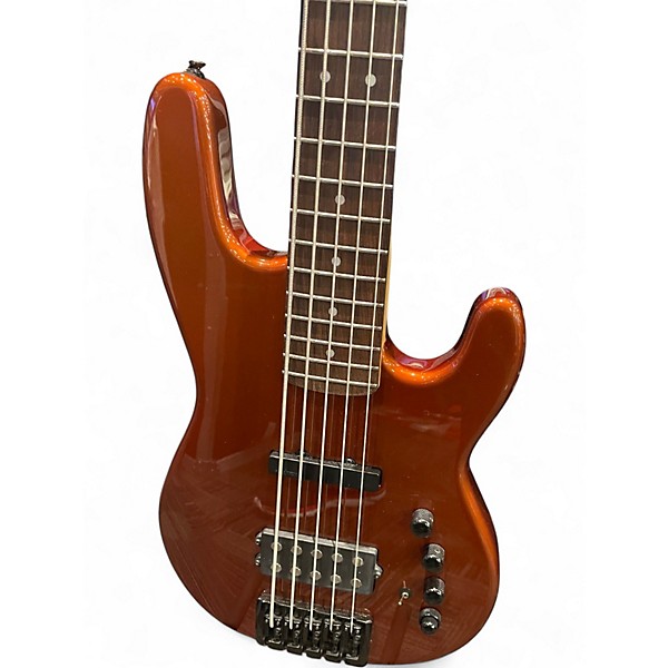 Used Carvin B50 Copperhead Metallic Electric Bass Guitar