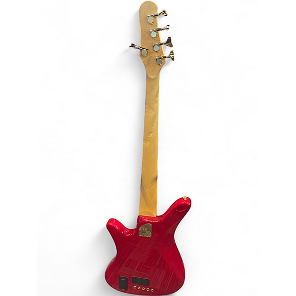 Used Carvin SB5000F Trans Red Electric Bass Guitar