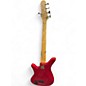 Used Carvin SB5000F Trans Red Electric Bass Guitar