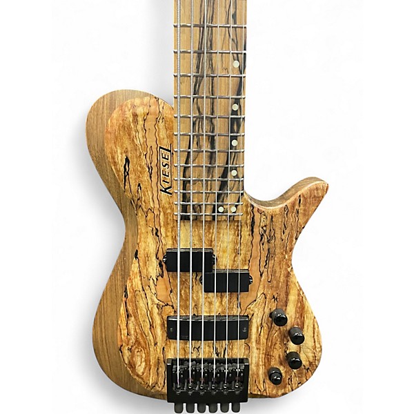 Used Kiesel Zeus Satin Matte Natural Electric Bass Guitar
