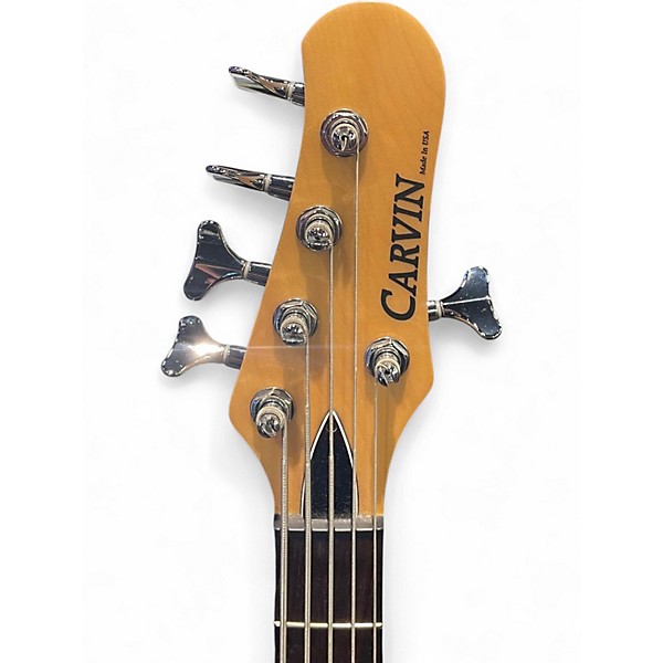 Used Carvin PB-5 Tongue Oil Natural Electric Bass Guitar