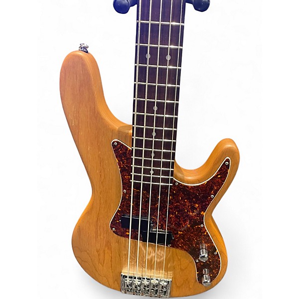 Used Carvin PB-5 Tongue Oil Natural Electric Bass Guitar