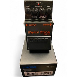 Used BOSS MT2 Metal Zone Distortion Effect Pedal