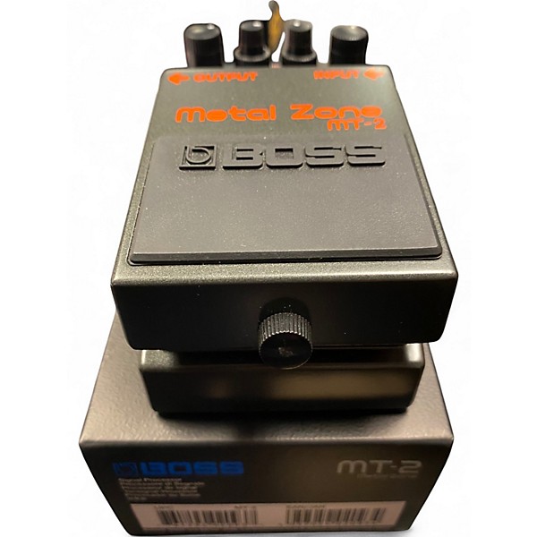 Used BOSS MT2 Metal Zone Distortion Effect Pedal
