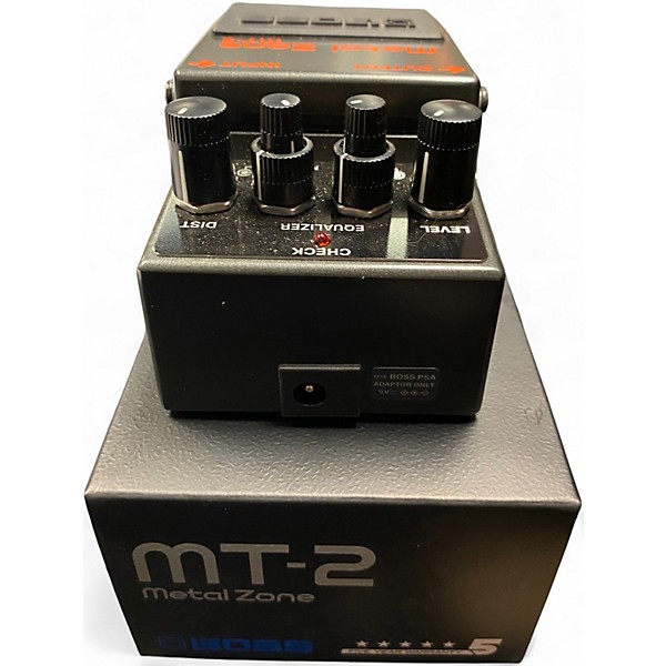 Used BOSS MT2 Metal Zone Distortion Effect Pedal