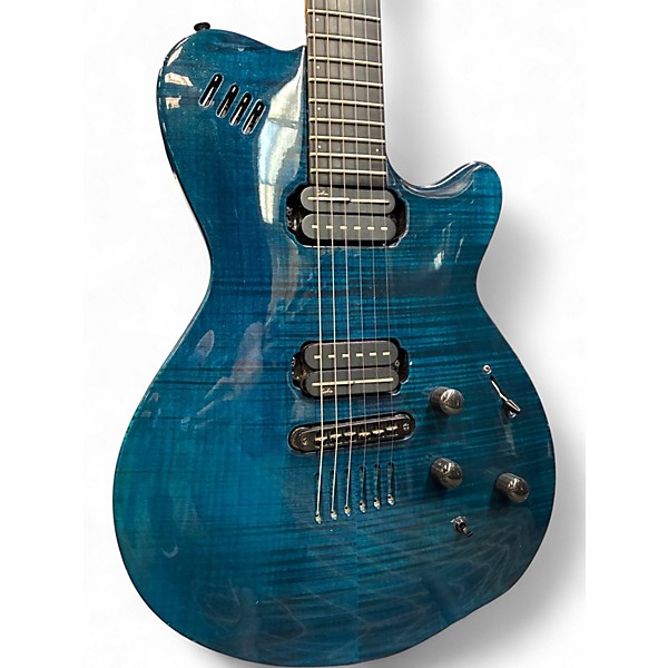 Used Godin LGX-SA BLUE FLAME Solid Body Electric Guitar