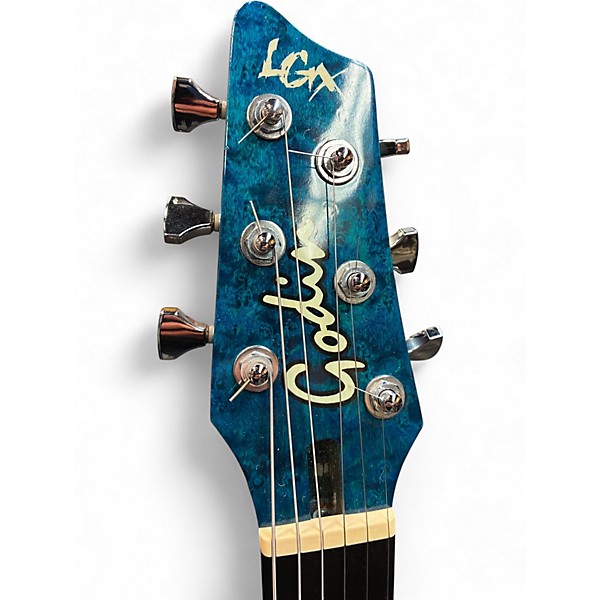 Used Godin LGX-SA BLUE FLAME Solid Body Electric Guitar