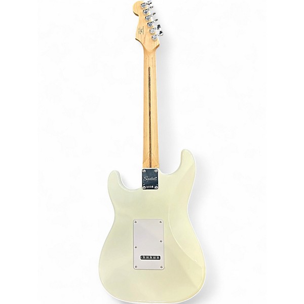 Used Squier Affinity Stratocaster Antique White Solid Body Electric Guitar