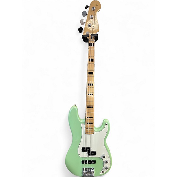 Used Fender Deluxe PJ Bass Seafoam Green Electric Bass Guitar