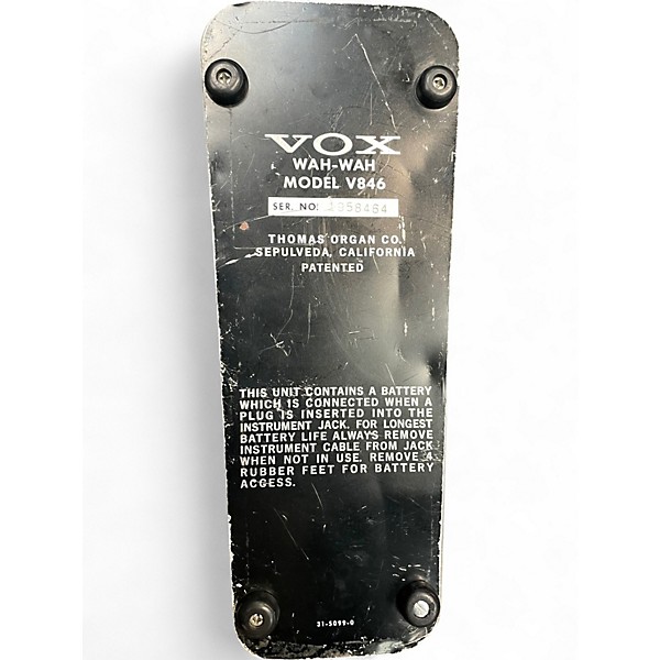 Used VOX V846 Effect Pedal