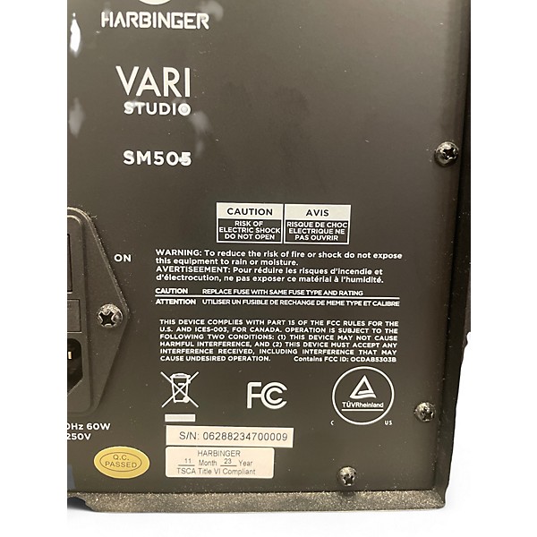 Used Harbinger SM505 Powered Monitor