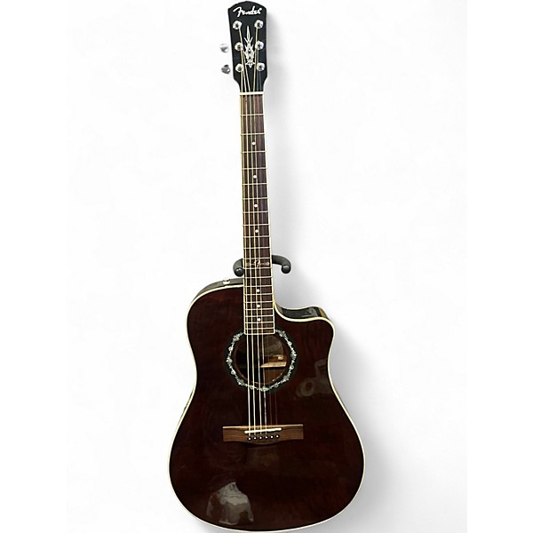 Used Fender T BUCKET 300CE DARK NATURAL Acoustic Electric Guitar