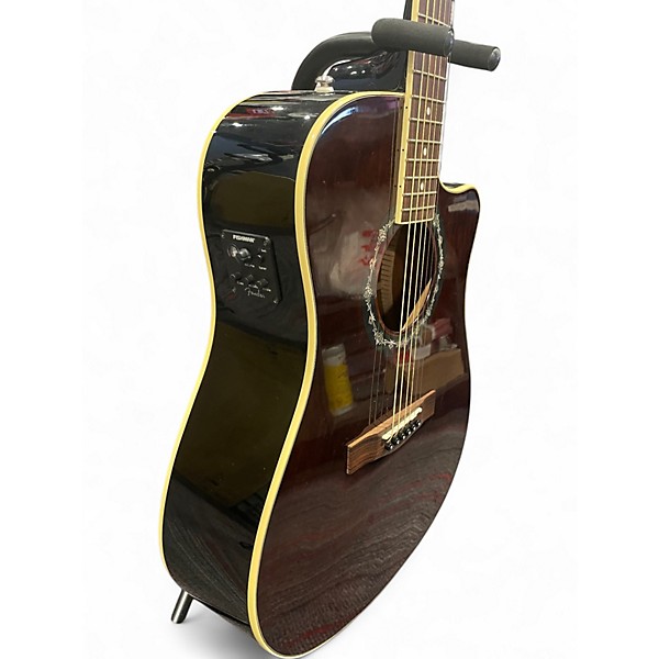 Used Fender T BUCKET 300CE DARK NATURAL Acoustic Electric Guitar