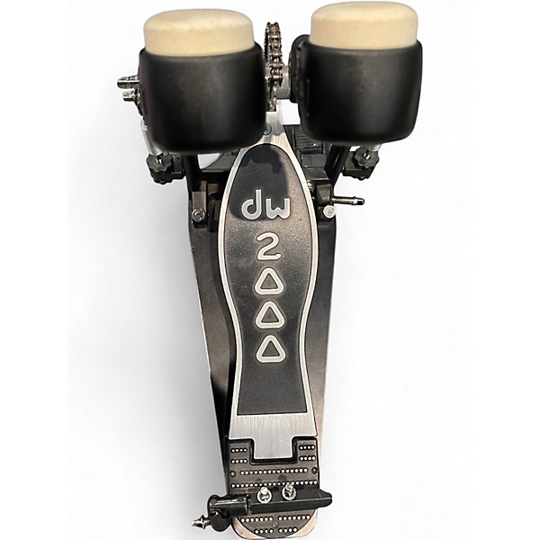 Used DW 2000 Series Double Double Bass Drum Pedal