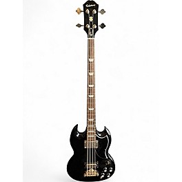 Used Epiphone SG Bass Black Electric Bass Guitar