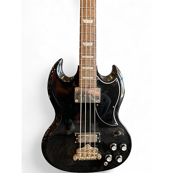 Used Epiphone SG Bass Black Electric Bass Guitar