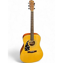 Used Fender DG10 Left Handed Natural Acoustic Guitar
