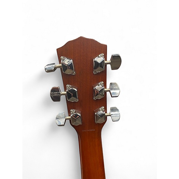 Used Fender DG10 Left Handed Natural Acoustic Guitar