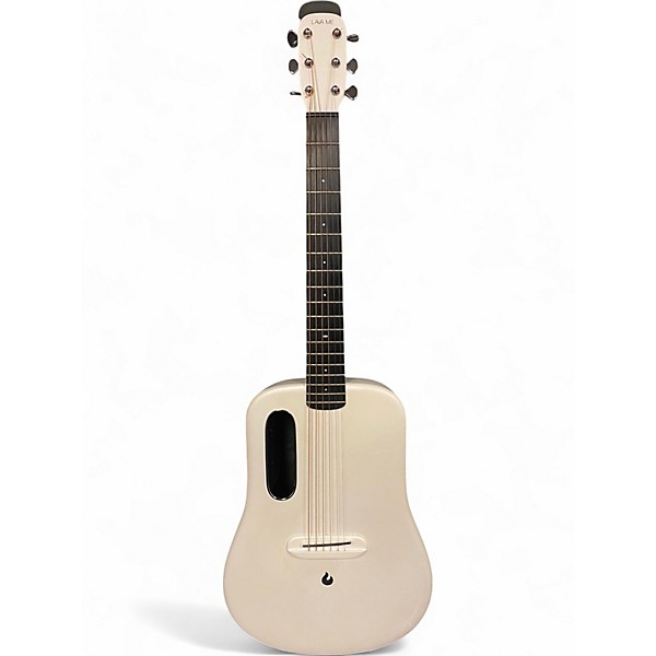Used LAVA MUSIC LAVA ME 3 White Acoustic Electric Guitar