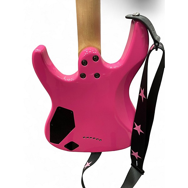 Used Mitchell MD200 Pink Solid Body Electric Guitar