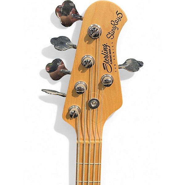 Used Sterling by Music Man STING RAY 5 BLACK Electric Bass Guitar